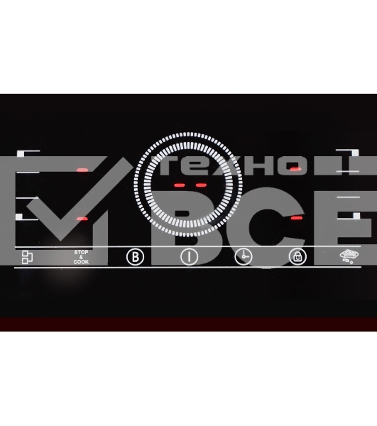 Индукционная варочная панель DeLonghi ELETTRA 4B1P CR независимая, чёрный
