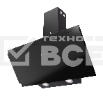 Вытяжка кухонная наклонная LEX FURIA 900 BLACK сенсорное управление, фото 1