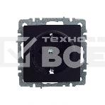 Розетка 1-местная IEK BRITE РС14-1-0-БрЧ (BR-R14-16-K02) с заземлением, с защитными шторками, 16А, черный, фото5