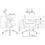 Кресло руководителя Бюрократ MC-612N-H черный TW-01 38-418 сетка/ткань с подголов. крестовина металл хром, фото17