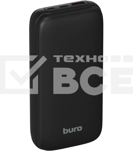 Портативный аккумулятор Buro BP20A 20000mAh 10W 2A USB-A черный