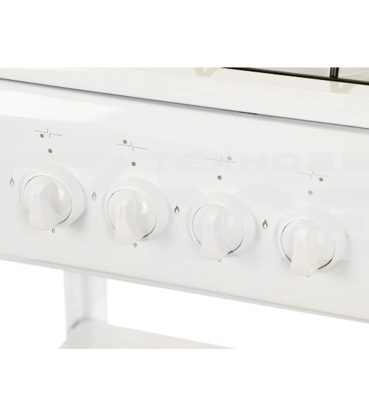 Плита газовая Flama AVG 1407 W белый, конфорок 4 газовых, духовка отсутствует, 50 см x 85 см x 57 см