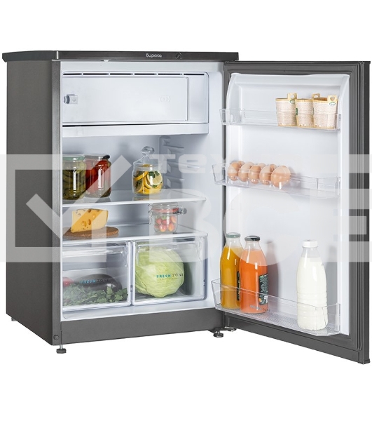 Холодильник Бирюса W508 графит однокамерный 116/34л морозилка сверху