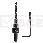 Сверло-зенкер под конфирмат Denzel 5 мм, фото 1