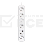 Удлинитель Smartbuy, 6 гнезд 10 метров 10А/2,2 кВт без заземления ПВС 2х1,0 (SBE-10-6-10-N), фото2