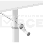 Офисный стол Defender Legend белый, 80x60 см, в63-86 см, ручной., фото5