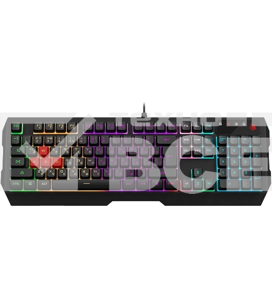 Комплект клавиатура+мышь A4Tech Bloody B1700 проводной, USB, 6000 DPI, чёрный