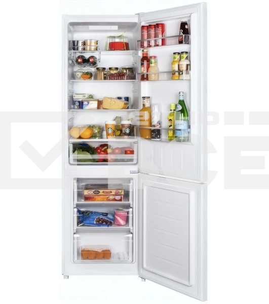 Холодильник Maunfeld MFF176SFW белый двухкамерный 187/75л морозилка снизу, ручная разморозка