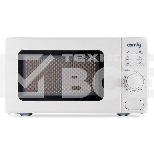 Микроволновая печь DOMFY DSW-MW202 белый, 20 л, 700 Вт, переключатели - поворотный механизм