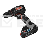 Дрель-шуруповерт Deli DE-CZ20-1D2, Аккумуляторная, 20В, 2 АКБ, Ударная, Сумка, фото23