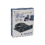 Планка на переднюю панель Gembird FP3.5-USB3-2A-HDA, USB, 2xUSB-A 3.0 + 1xJack 3.5мм, 3.5', фото2