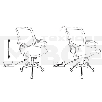 Кресло офисное Бюрократ CH-695N/SL/OR/BLACK спинка сетка, оранжевый TW-38-3, сиденье черный TW-11, крестовина хром, фото5