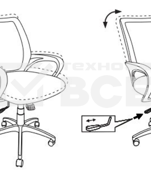 Кресло офисное Бюрократ CH-695N/SL/OR/BLACK спинка сетка, оранжевый TW-38-3, сиденье черный TW-11, крестовина хром