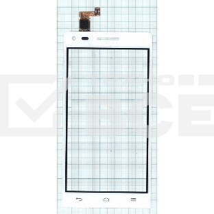 Сенсорное стекло (тачскрин) для Huawei Ascend G6, белое