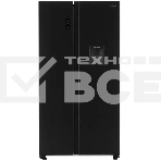 Холодильник Gorenje NRR9185EABXLWD черный матовый двухкамерный 353/191л морозилка снизу, фото5