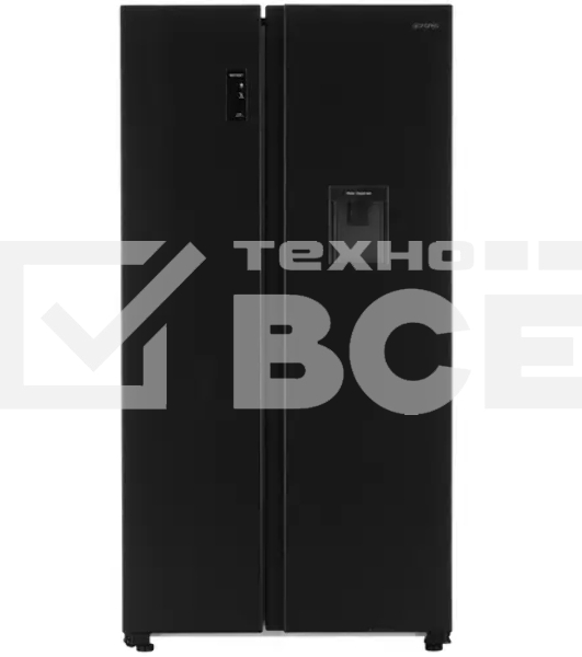 Холодильник Gorenje NRR9185EABXLWD черный матовый двухкамерный 353/191л морозилка снизу