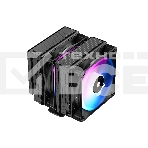 Кулер Ocypus Delta A62 BK ARGB Black 260W/ All Intel/ AMD AM*/ 2 fans / Screws, фото4