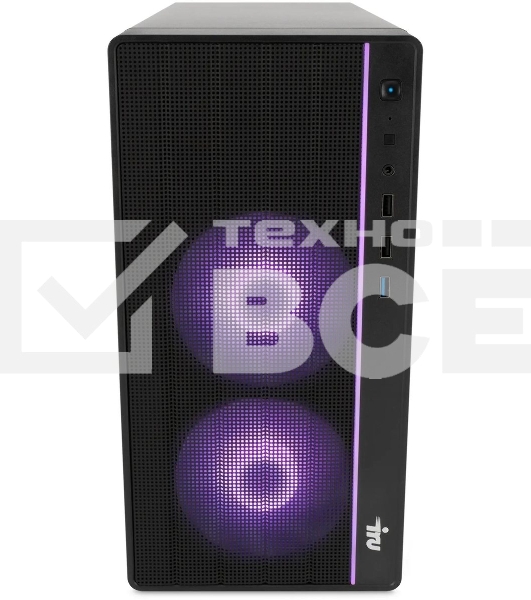 Компьютер IRU Game 510H6SEA MT i5 12400F (2.5) 16Gb SSD512Gb RTX3060 12Gb Free DOS GbitEth 500W, черный (2023160)