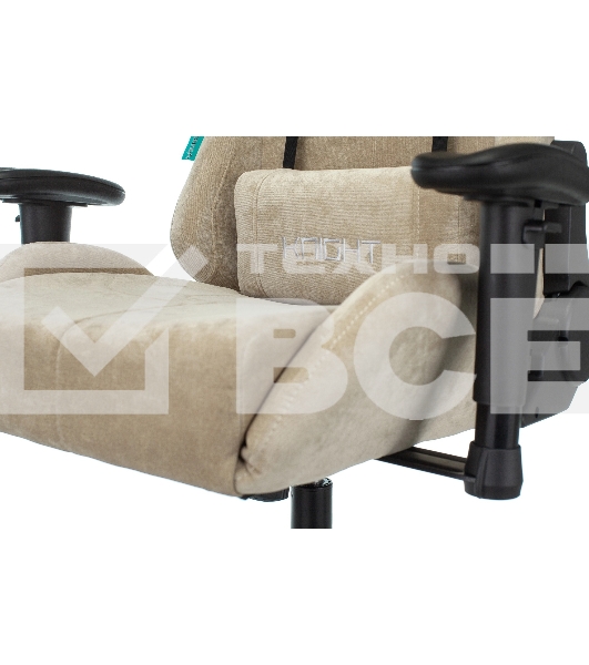 Кресло игровое Бюрократ VIKING KNIGHT LT21 FABRIC песочный крестовина металл/пластик