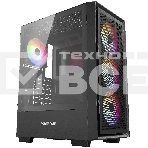 Компьютерный корпус Powercase Mistral AY4B ARGb, Tempered Glass, 4x 120мм ARGb Fans, черный, ATX (CMAYB-A4), фото 1