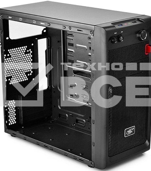 Компьютерный корпус Deepcool SMARTER, mATX/mini-ITX, без БП, 1x USB 3.0, 1x USB 2.0.