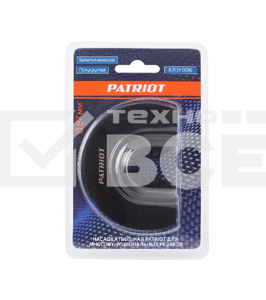 Насадка для инструмента Patriot 821010016 черный упак:1шт