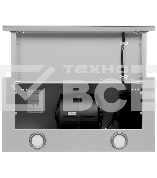 Вытяжка встраиваемая Gorenje TH60E8SGb серебристый управление: кнопочное (1 мотор)