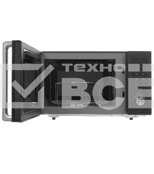 Микроволновая печь Hyundai HYM-M2062 черный, 23 л, 800 Вт, переключатели - поворотный механизм/кнопки