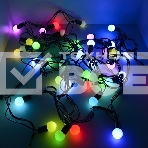 Гирлянда светод. Funray Шарики матовые BL-550M, 40 LED, 5м, мульти (7цв.),черный шнур,, фото6