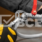 Клещи переставные Denzel кнопочный механизм, обливные рукоятки, 180 мм, фото8