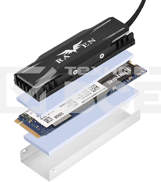 Комплект охлаждения M.2 SSD, ARGb, G560TP03ARGb010 Комплект охлаждения M.2 SSD cooling kit with ARGb lighting
