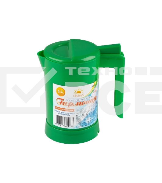 Чайник электрический SHAMS SH-002 зеленый (105480)