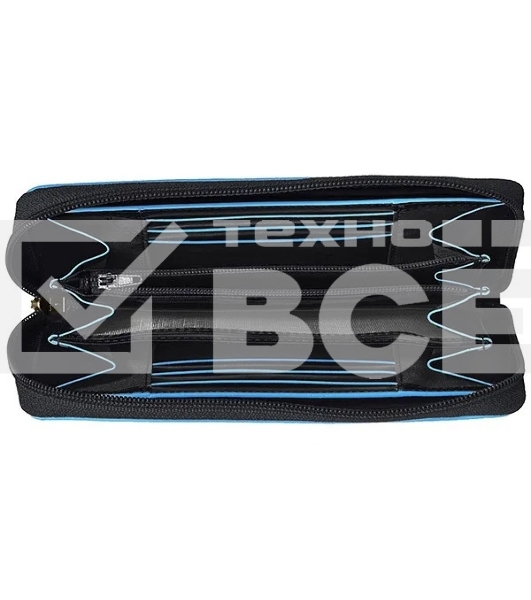 Кошелек женский Piquadro Blue Square PD3229B2/N черный натур.кожа