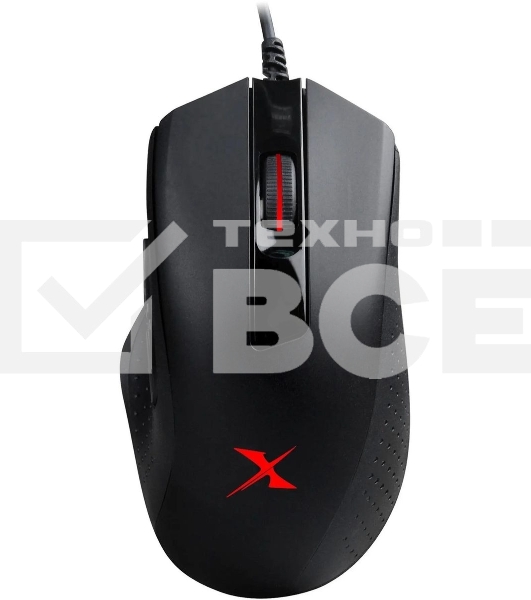 Мышь проводная A4Tech Bloody X5 Max черный, 10000 dpi, USB, кнопки - 9