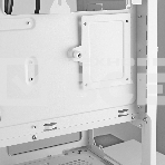 Компьютерный корпус Ginzzu GL 185 белый боковая дверца закаленное стекло на петлях на магнитах, фото7