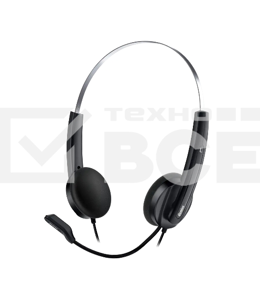 Гарнитура Genius HS-220U черный, проводная
