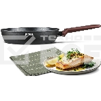 Сковорода Rondell Bojole RDA-2025 круглая 28см покрытие: Xylan Plus ручка несъемная (без крышки) черный, фото3