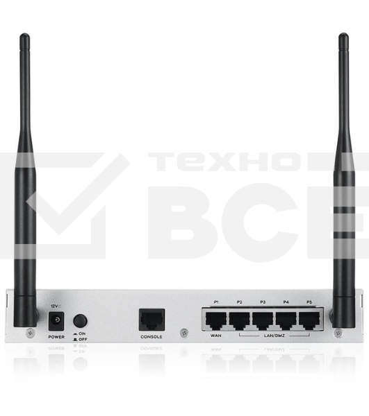 Межсетевой экран и Wi-Fi контроллер Zyxel USG FLEX 100AX, 1xWAN GE, 4xLAN/DMZ GE, Wi-Fi 6 (AX1800), 1xUSB3.0, AP Controller (8/24), NebulaFlex **
