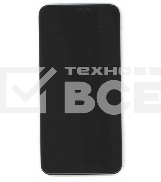 Дисплей для Asus ZenFone Max M2 ZB633KL, черный с рамкой