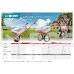 Тачка садовая для мусора СИБИН СТ-11 одноколесная, 90 кг, фото3