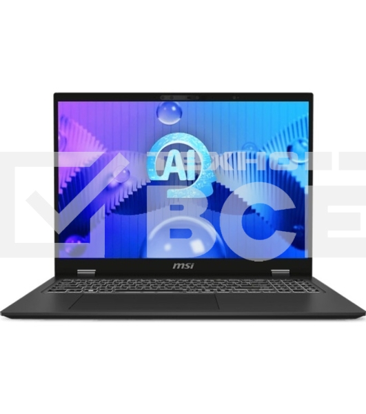 Ноутбук MSI Prestige 16 AI Studio B1VEG Core Ultra 7 155H16“ 16:10 QHD+ (2560x1600) IPS,400nits,LPDDR5 16GB,1TB SSD,NV RTX 4050 (GDDR6 6GB),99Whr,1.6kg,1y,Dos,Stellar Gray
