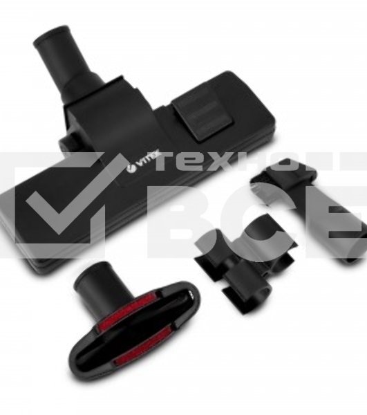 Пылесос Vitek VT-8130 черный/зеленый, 450/2200 Вт, уборка сухая, пылесборник контейнер, 3,5 л