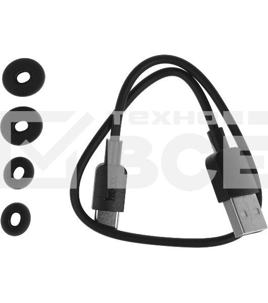 Гарнитура вкладыши Hoco Energy EQ5 черный беспроводные bluetooth в ушной раковине