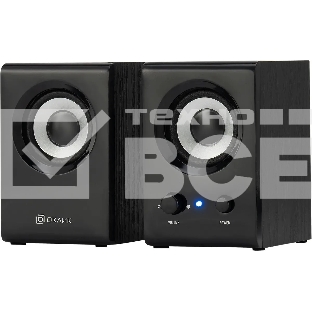 Колонки Oklick OK-160 2.0 черный 6Вт