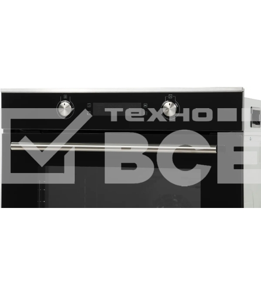 Духовой шкаф электрический Hyundai HEO 6648 IX серебристый/черный, встраиваемый