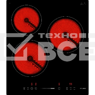 Варочная поверхность Hyundai HHE 4554 BG, черный