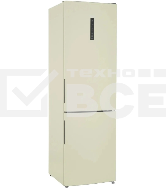 Холодильник Haier CEF537ACG бежевый, двухкамерный, 263/105л, морозилка снизу, No Frost