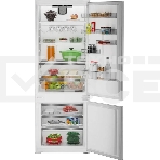 Встраиваемый холодильник Hotpoint HBT 400I белый двухкамерный 280/75л морозилка снизу, фото 1