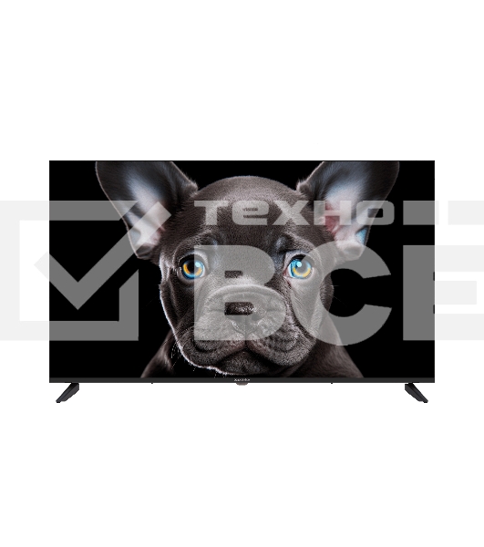 Телевизор TopDevice 50'' TDTV50CS08U_BK черный UHD Smart TV Салют