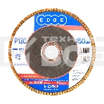 Круг лепестковый торцевой Edge by Patriot 150мм*22,23мм*P120, фото 1